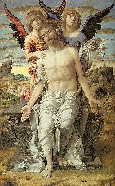 Andrea Mantegna Christus als Schmerzensmann Norge oil painting art